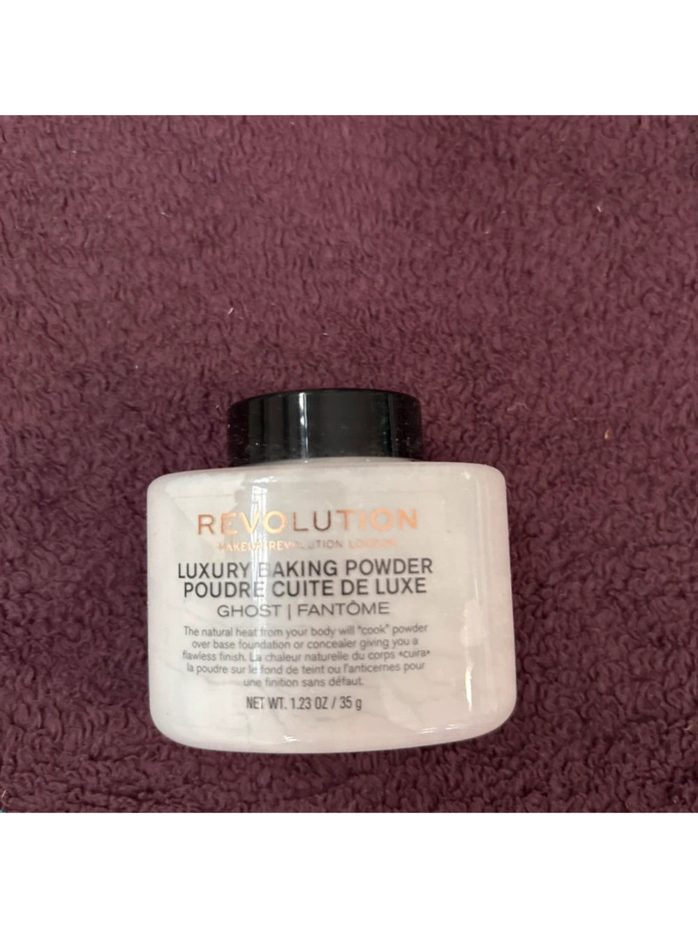 NEW Makeup Revolution Luxury Baking Powder Ghost 35g Setting Powder